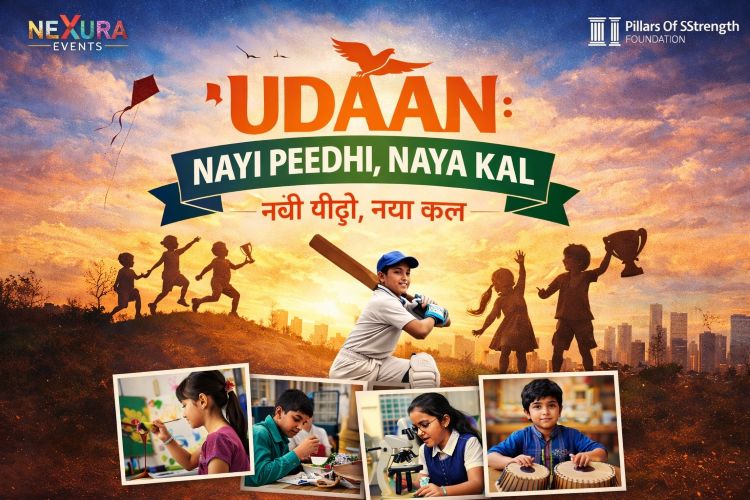 Nexura Events and Pilllars Of SStrengtth Foundation Launch Pan-India Child Development Initiative ‘Udaan: Nayi Peedhi, Naya Kal’